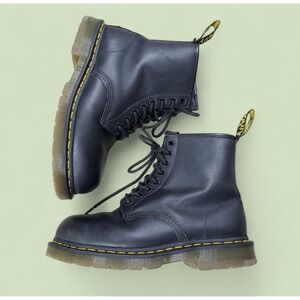 Dr. Martens Boots Womens 10 Mens 9 Black 1460 Steel Toe Work ASTM F2413-18
